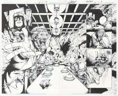 Greg Capullo, Jonathan Glapion | Batman Issue 17 Pgs 2-3 | Jonathan Glapion