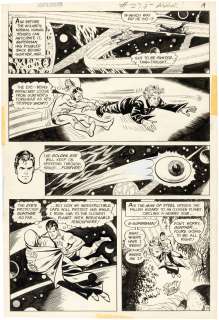 SUPERMAN #273 COMIC BOOK PAGE ORIGINAL ART BY CURT SWAN. | Hake’s