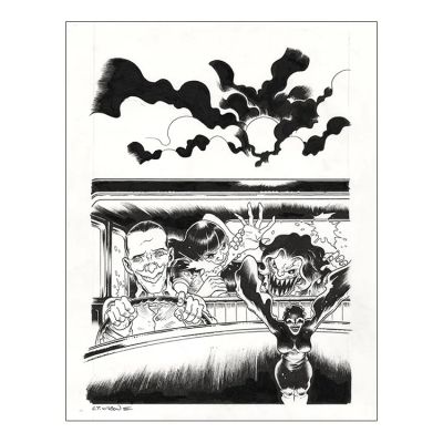 Sedat Oezgen Original Art - 11.75 x 16.5 - Night King - Army of the Dead | imCollectible Art