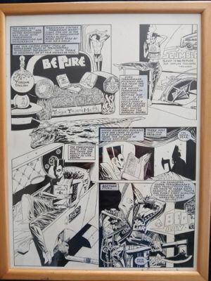 Original Kevin O‘Neill Interior Comic Art From Nemesis The Warlock