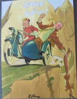 Spirou et Fantasio - Dessin original - " Gaffe Ã  Spip ! " - Hommage Ã  Franquin - (2008/2010) | Catawiki