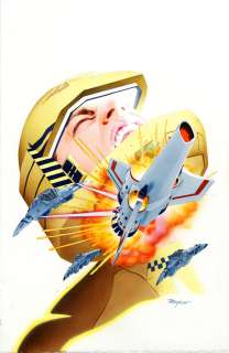 Mike Mayhew - Mike Mayhew Original BATTLESTAR GALACTICA DEATH OF APOLLO #4 Cover Painting