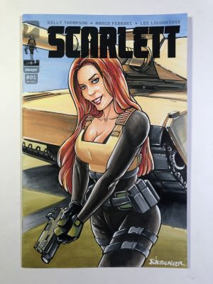 Dan Neidlinger | Scarlett GI Joe Sketch Cover | Raremarq (Buy It Now)