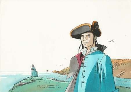 Pellerin. Illustration originale L’Epervier | BDEnchères