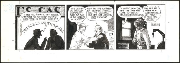 Tex Blaisdell | Little Orphan Annie daily strip | Galerie Laqua