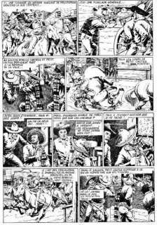 Le Rallic Étienne - Â«Poncho LibertasÂ». Encre de Chine sur papier épais pour