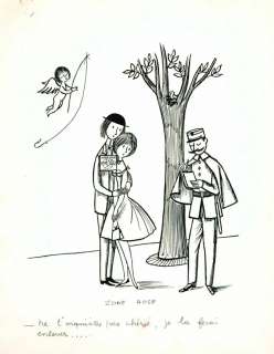 Raymond Peynet - Zone rose - Ne t‘inquiètes pas