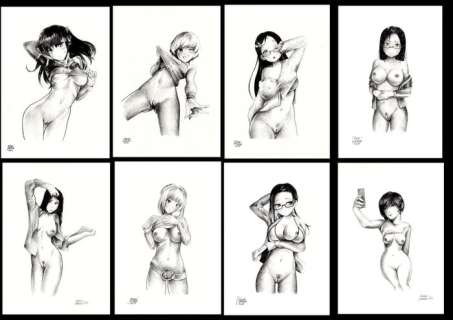 Misaki Maeda - 8 Dessins originaux - Manga (2017) | Catawiki