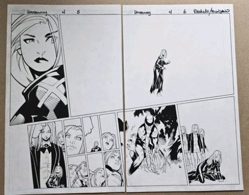 UNCANNY X-MEN #4 pg 6 Original Comic Art Chris Bachalo EMMA FROST DPS MCU SDCC | eBay US
