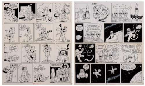 Gotlib - Gai-Luron Encre de Chine pour ce gag en 2 planches d‘une absurdité