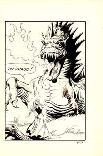 Biancaneve n. 7 - Frollo - splash page originale - Page volante - (1973) | Catawiki