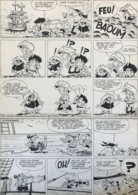 Marcel Remacle | 1958 - le Vieux Nick et Barbe-Noire : Le Vaisseau du Diable | 2DGalleries