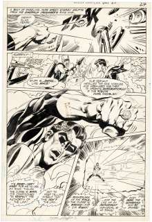 GREEN LANTERN VOL. 2 #80 COMIC BOOK PAGE ORIGINAL ART BY NEAL ADAMS. | Hake’s