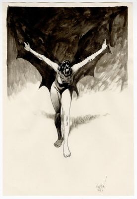Vince | Dessin original reproduit dans Nymphes | 2DGalleries