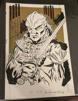 Star Wars Original Published Art West End Games Weequay Yad 6x9 Joe Corroney | eBay US (Buy It Now)