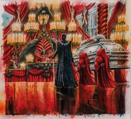 Olivier Ledroit | Case originale 1 de la planche 51 de Requiem Chevalier Vampire tome 12 | 2DGalleries