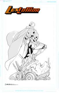 Rafa Sandoval | Lex Luthor XM Studios Statue Concept Design | Kirby’s Comic Art