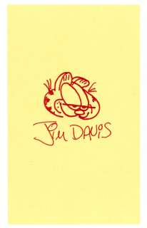 JIM DAVIS ORIGINAL ART SKETCH OF GARFIELD. | Hake’s