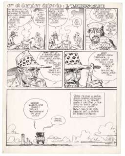 Moebius - MAJOR FATAL – L’embuscade – planche originale 6