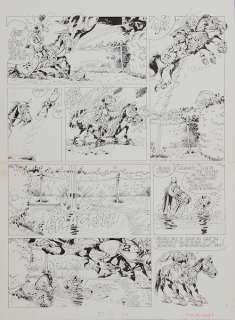 Franz | Korrigan, planche n°6 Ã  l’encre de Chine publié… | Banque Dessinée