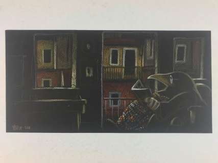 Sha - illustrazione originale "La CittÃ  delle cose dimenticate" - EO - (2008) | Catawiki