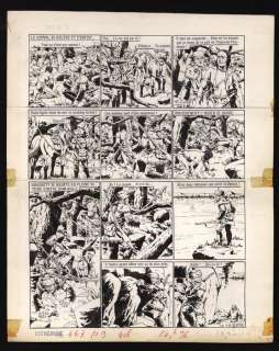 Le Rallic - Planche originale - David (Davy) Crockett (1960) | Catawiki