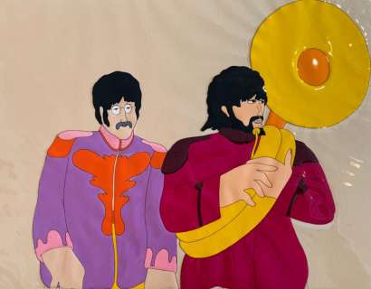 Beatles "Yellow Submarine" (c.1968) Four Original 16-Field Production Cels | Animazing Gallery