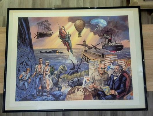 Sérigraphie Verne à Vernes - Numérotée et signée 13/18 - Bob Morane - V | eBay Europe (Buy It Now)