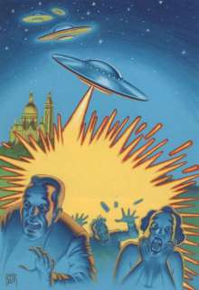 Beb-Deum (Né En 1960) | BEB-DEUM Â«Paniques MartiennesÂ» Couverture de Télérama Paris 1997 Techn | Aponem