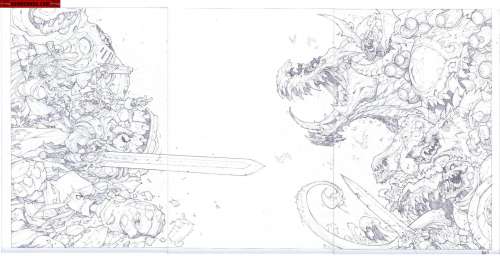 Joe Madureira - Covers / Pinups Issue Battle Chasers Nightwar Poster