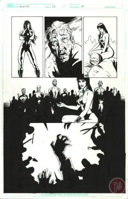 Javier Piña | Vampirella #21 page 18 | Javier Pina