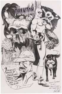 THE PHANTOM ORIGINAL ART COMMISSION BY SCOTT DUTTON. | Hake’s