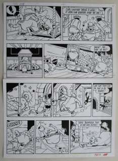 Suske en Wiske - Originele pagina (p.27) - Het eiland Amoras - (1967) | Catawiki