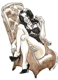 Sergio Bleda - Original drawing - Let’s Talk - Art original | Catawiki