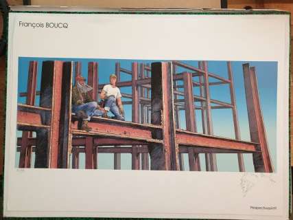 Boucq, François  - Estampe PerspectivesArt9 + dédicace - Little Tulip  - (2014) | Catawiki