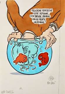 Poupon Nicolas Illustration... | POUPON Nicolas Illustration pour le magazine Bo Doi Aquarelle... | Vermot et Associés