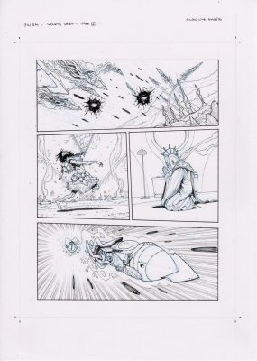 André Lima Araújo | Three Worlds / Three Moons: Maps #1 Page 02 | The Artist Bullpen