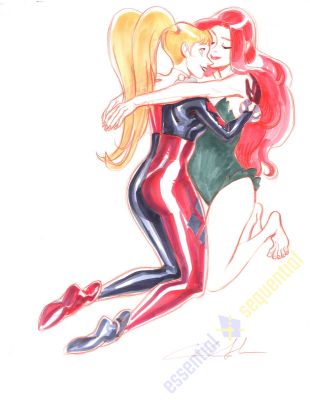 Mindy Lee | Harley Quinn and Ivy Hugging | Essential Sequential