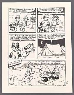 Cance Louis Pif... | CANCE Louis Pif et Hercule Gag en une planche "Activités... | Vermot et Associés