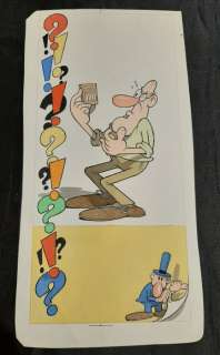 Jacovitti  - illustrazione originale "Punto Interrogativo" - Page volante - (1970) | Catawiki