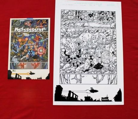 Lot 246 - Original Artwork Tony Perez The Avengers | misc / divers