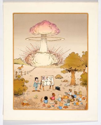 Ernst Clin D’oeil... | Lot 8 - Ernst Clin d’Oeil - Planche-gag n°215 Encre de Chine... | Tessier Sarrou