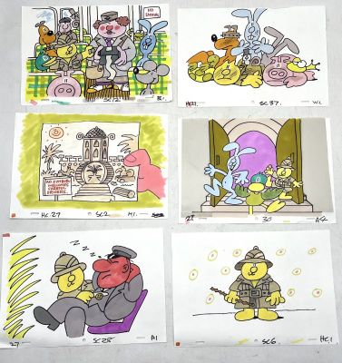 Lot 115 - A collection of animation cells from Henrys Cat series 2 episode 4… | misc / divers