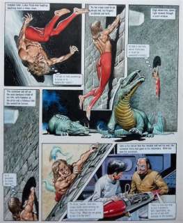 Lawrence, Don - Originele pagina in kleur - Trigië - The Man From The Future  - (1975) | Catawiki