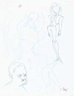 Shane Glines - Assorted Sketches Original Art (undated)....