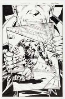 Mark Bright and Greg Adams - Quantum and Woody #20 Cover Original Art (Acclaim/Valiant, 2000).