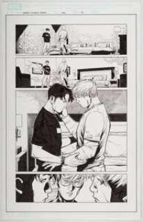 Jim Cheung and Mark Morales Avengers: The Children‘s Crusade #1 Story Page 18 Original Art (...