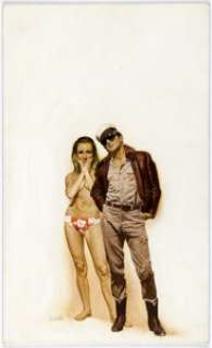 Stanley Borack - Men’s Paperback Novel Cover Painting Original Art (c. 1970s).... | Heritage