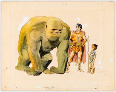 Wally Wood (attributed) Wizard King Character Study Illustrations Original Art (undated).... | Heritage