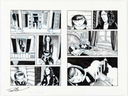 Ted Naifeh - GloomCookie #5 Story Page 8-9 Original Art (Slave Labor, 2000)....